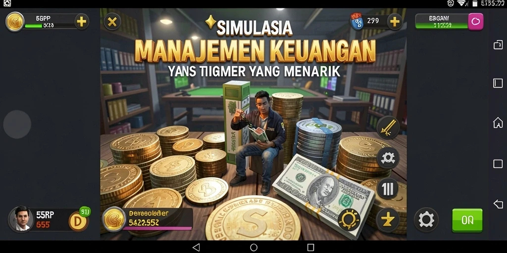 Tangkapan layar gameplay 55RP yang menarik dan mendidik.