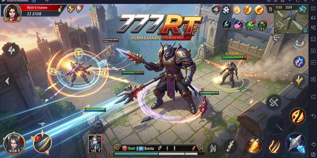 Tampilan gameplay strategis yang mendebarkan di 777RT.