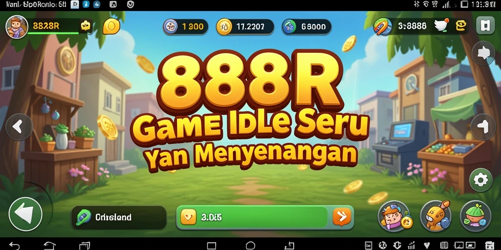 Tampilan menarik dari gameplay Idle dalam 888R yang menawan.