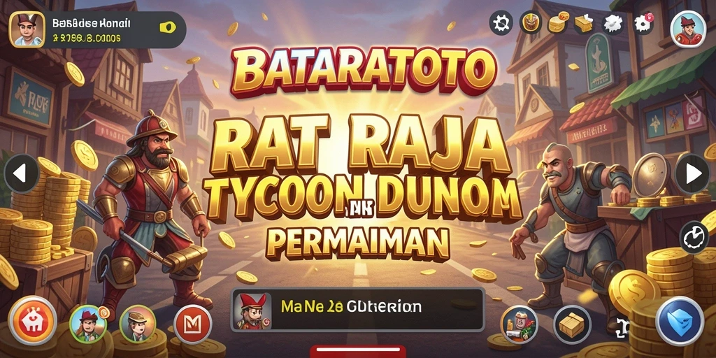 Tampilan gameplay <strong>BATARATOTO</strong> yang menarik dalam mengelola bisnis Tycoon.