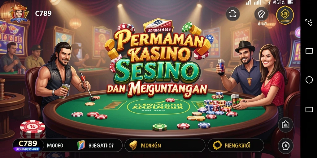 Tampilan permainan slot C789 yang menarik dan penuh warna.