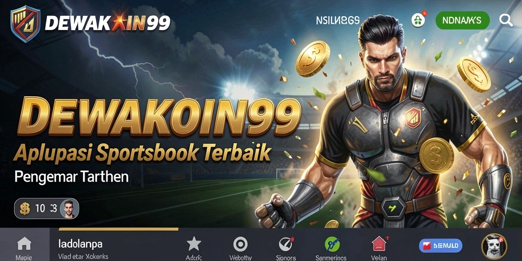 Tampilan gameplay Sportsbook yang menarik dan interaktif di DEWAKOIN99.