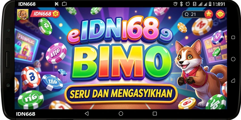 Tampilan gameplay menarik dari game Bingo IDN668.