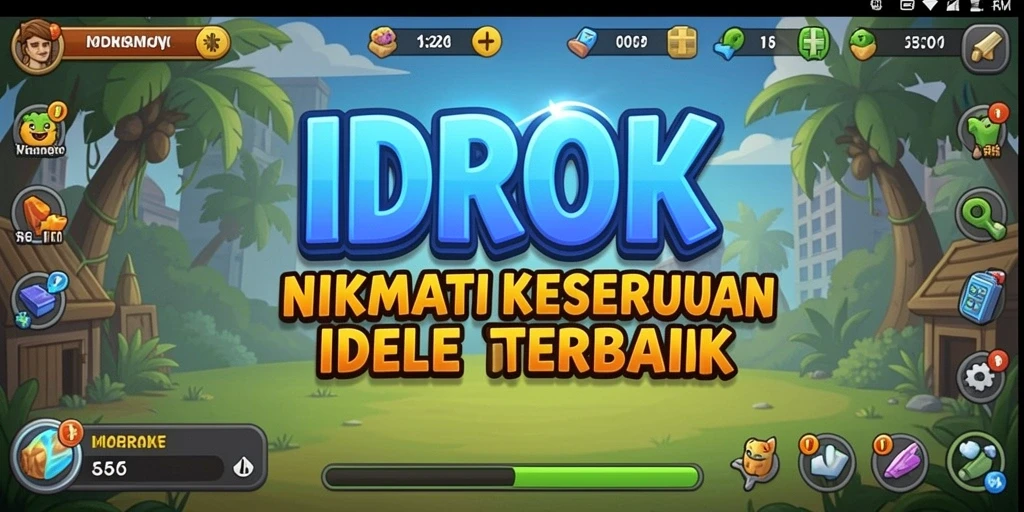 Screenshot IDROK menampilkan gameplay yang menarik dan mekanika Idle yang seru.