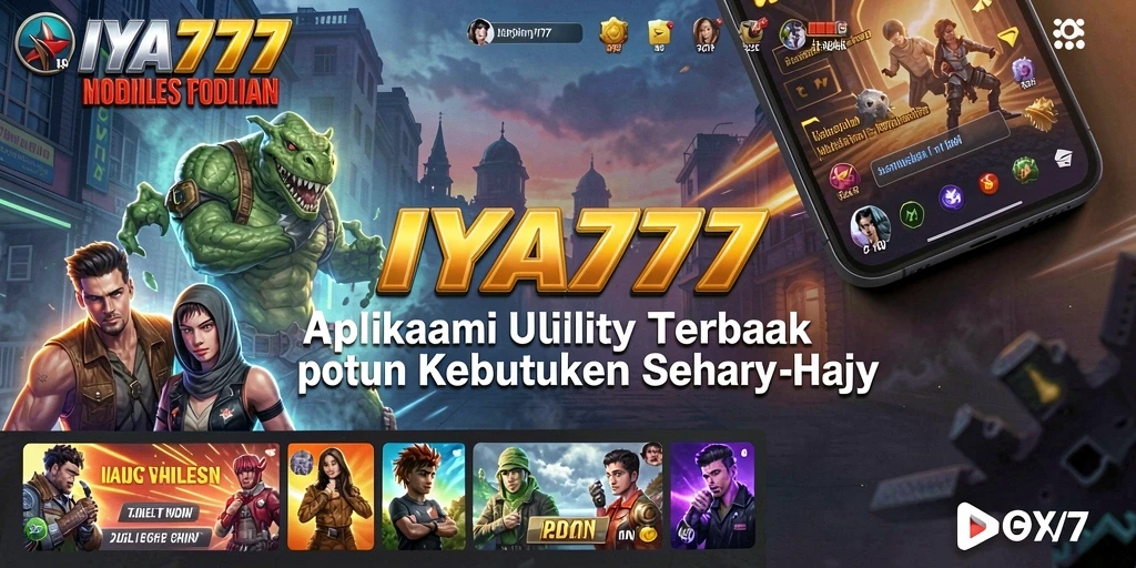 Tampilan antarmuka pengguna IYA777 yang bersih dan mudah digunakan.