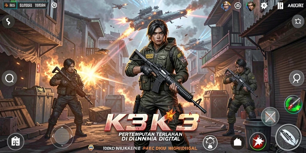 Gameplay seru dan kompetitif di K3K3 yang menarik.