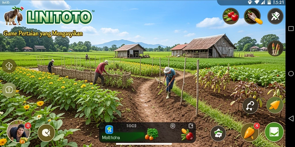 Tampilan gameplay yang menarik dan interaktif di LINITOTO.