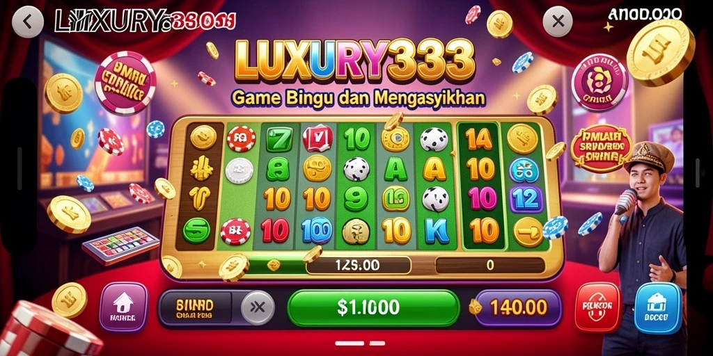 Tampilan gameplay seru dalam permainan Bingo LUXURY333.