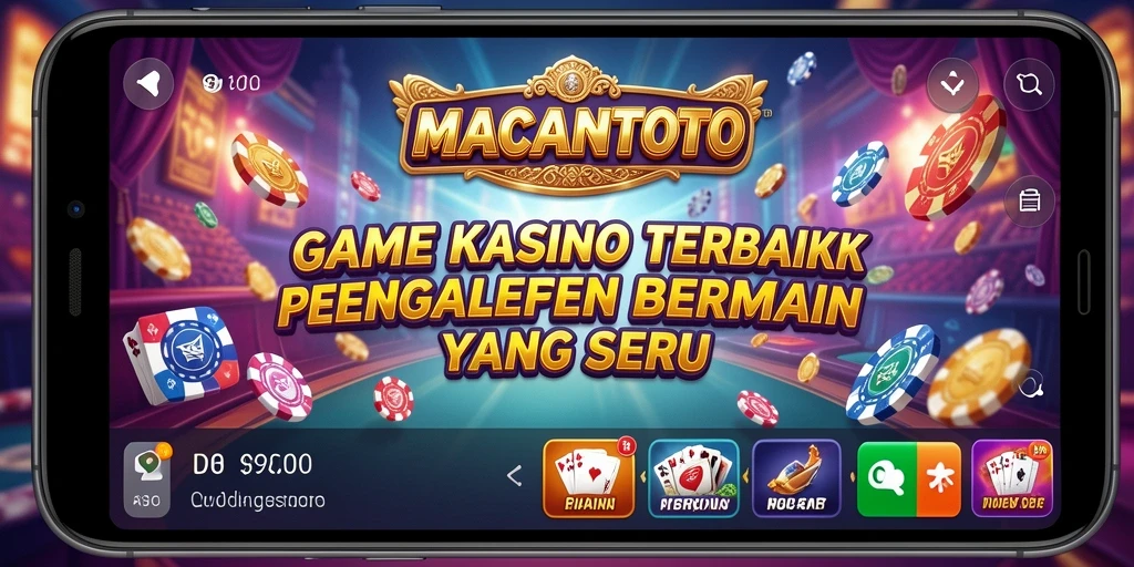 Tampilan gameplay Kasino yang imersif dan mengasyikkan.