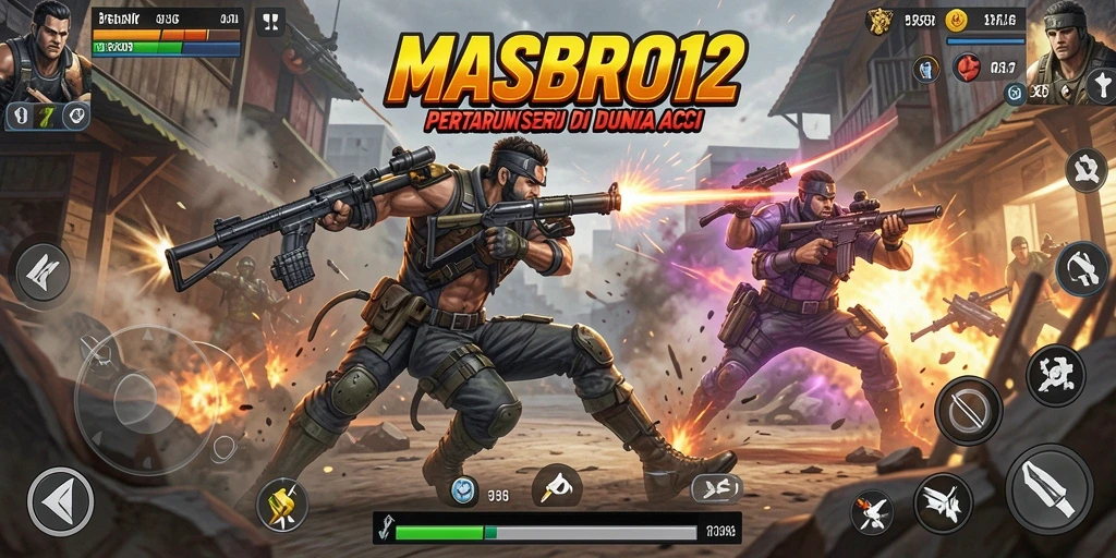 Gameplay seru dengan pertempuran menegangkan di MASBRO12.