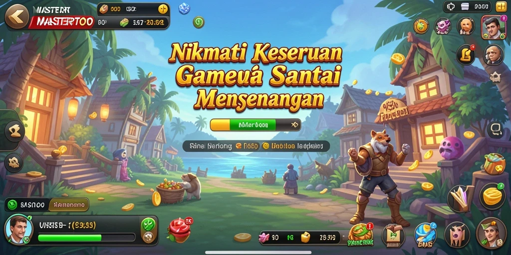 Screenshot gameplay MASTERTOTO yang menunjukkan kesenangan bermain Casual.