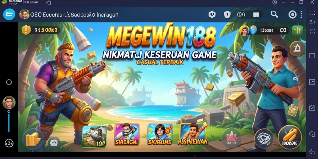 Tangkapan layar dari gameplay seru MEGEWIN188.