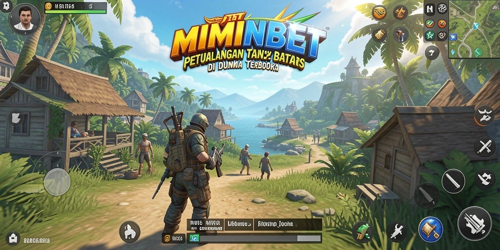 Tampilan menarik gameplay MIMINBET dalam dunia terbuka yang luas.