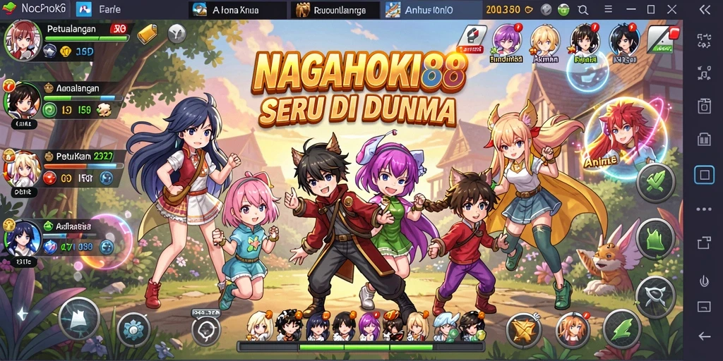 Tampilan gameplay yang memukau di NAGAHOKI88.
