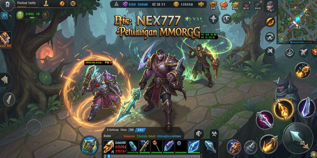 Gameplay NEX777 yang menampilkan pertempuran seru dan eksplorasi dunia.