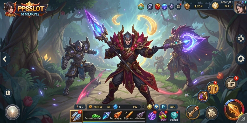 Screenshot gameplay PP8SLOT menampilkan aksi seru dalam petualangan MMORPG.