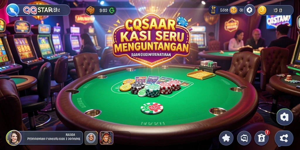 Tampilan menawan gameplay Kasino di QQSTAR.