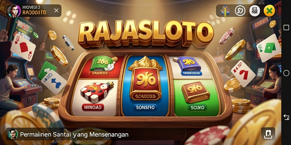 Gameplay menyenangkan RAJASLOTO dengan grafis yang menarik.