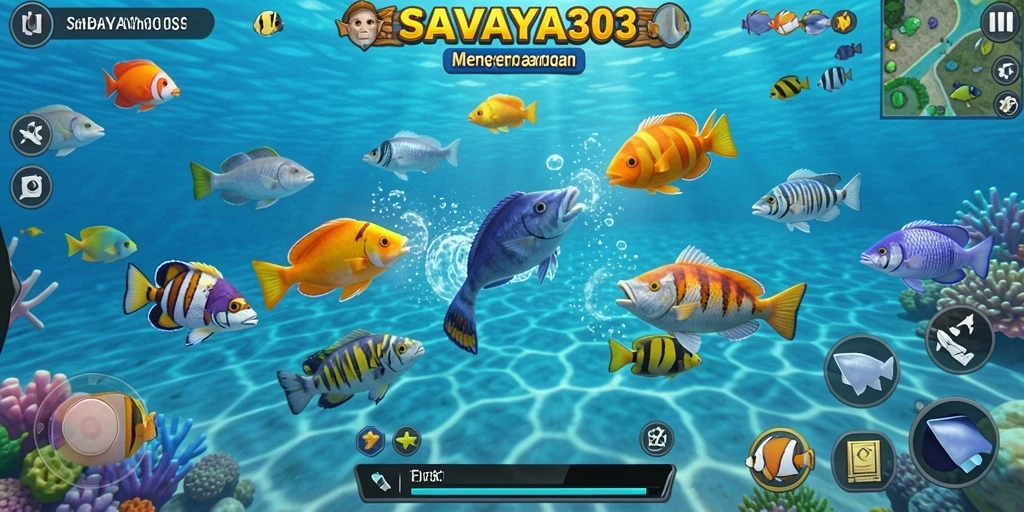 Tampilan gameplay seru Tembak Ikan di SAVAYA303.