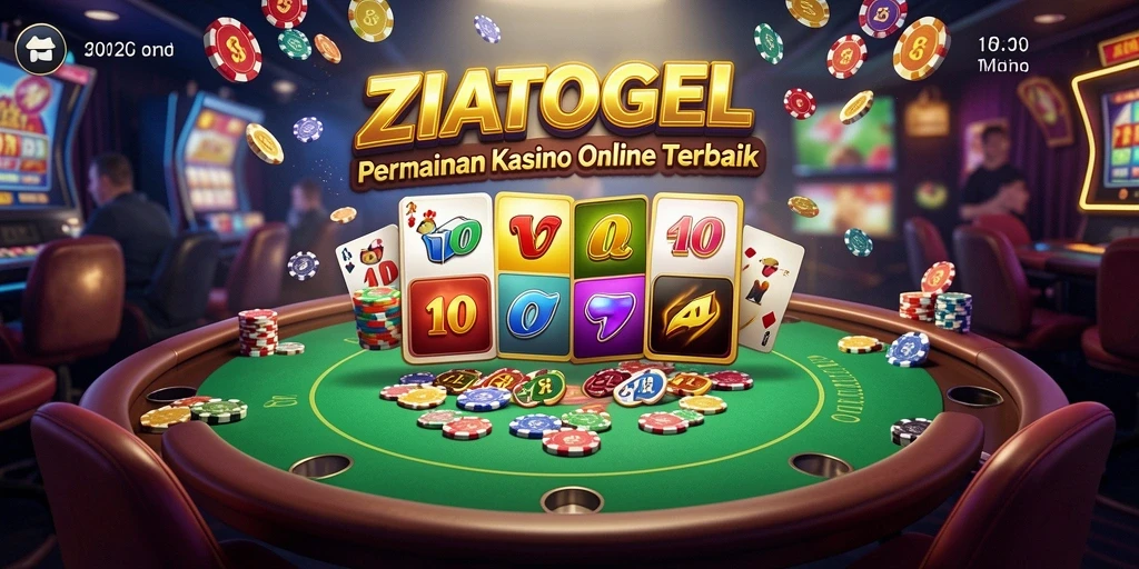 Screenshot gameplay ZIATOGEL menampilkan pilihan permainan yang seru di kasino.